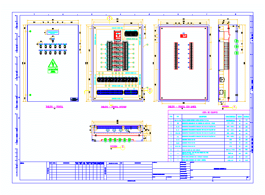 Electrical Board In Autocad Cad Library
